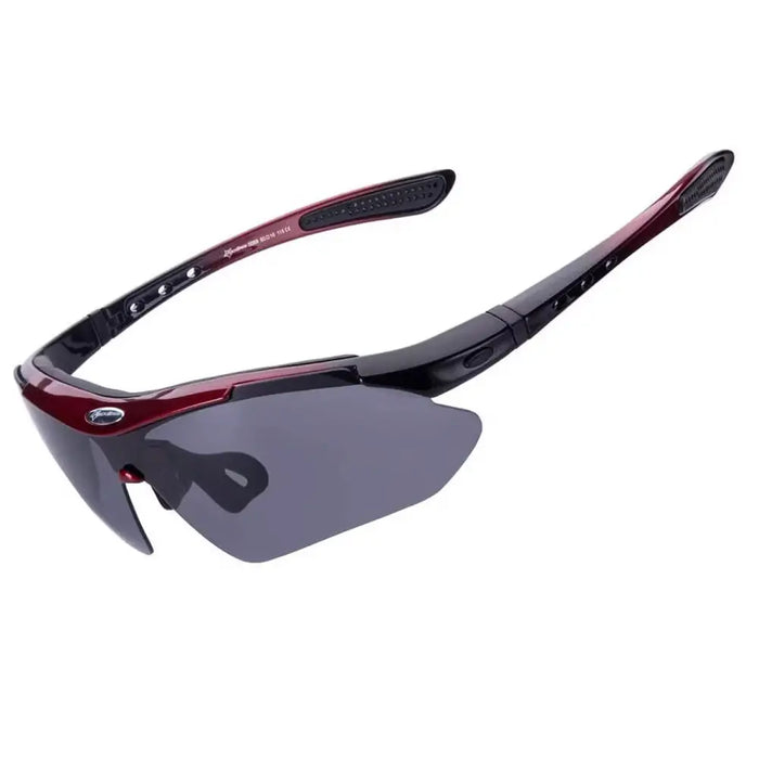 Rockbros 10001 polarizing cycling glasses - black and red - Sport products<<<HurtelXML