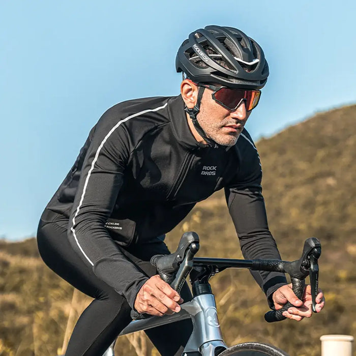 Rockbros 15400002002 long sleeve cycling jersey autumn/winter M - black - Sport products<<<HurtelXML