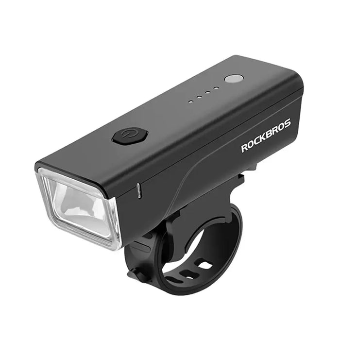 Rockbros 24510003001 front bicycle light 260 lm + USB-C - USB-A cable - black - Sport