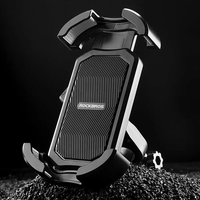 Rockbros 25210032005 Motorcycle Phone Holder for Mirror - Black - Cell phone holders<<<HurtelXML