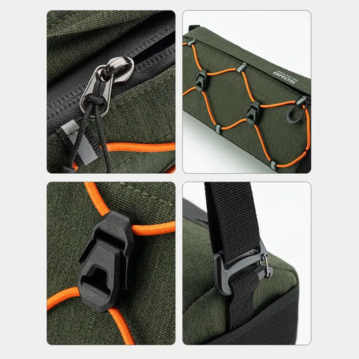 Rockbros 30110054001 bicycle handlebar bag 2.2 l - green - Sport products<<<HurtelXML