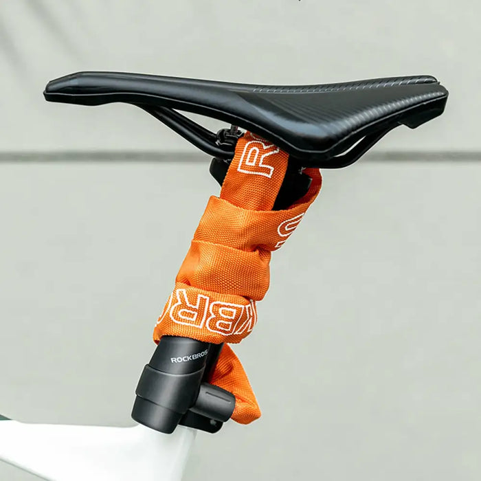 Rockbros 3230002001 bicycle lock with combination and key - black - Sport