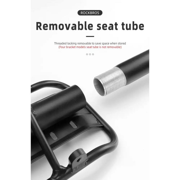 Rockbros 33210004001 bicycle rack with shelf - black - Sport products<<<HurtelXML&&&Racks and trunksSIR-BAG<<<Bicycles