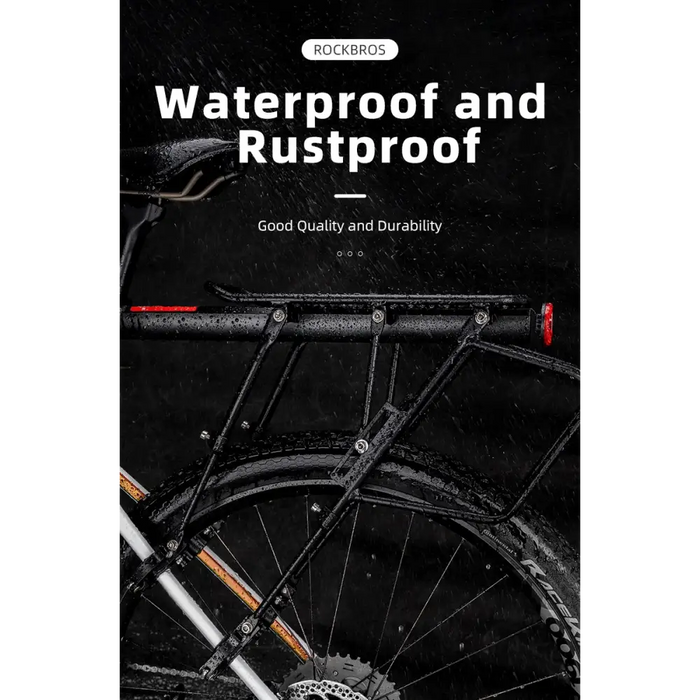 Rockbros 33210004001 bicycle rack with shelf - black - Sport products<<<HurtelXML&&&Racks and trunksSIR-BAG<<<Bicycles