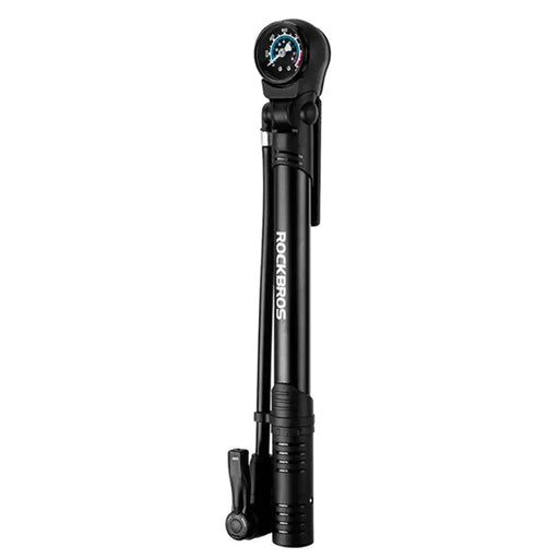 Rockbros 42310006001 bicycle pump with pressure gauge - black - Sport products<<<HurtelXML&&&PumpsSIR-POM<<<Bicycles