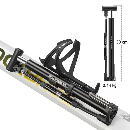 Rockbros 42322821001 floor bicycle pump - black - Sport products<<<HurtelXML