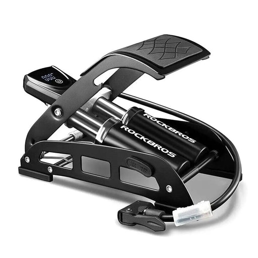 Rockbros 42430001001 black foot pump with display - PumpsSIR-POM<<<Bicycles and accessoriesSIR<<<ActionPL