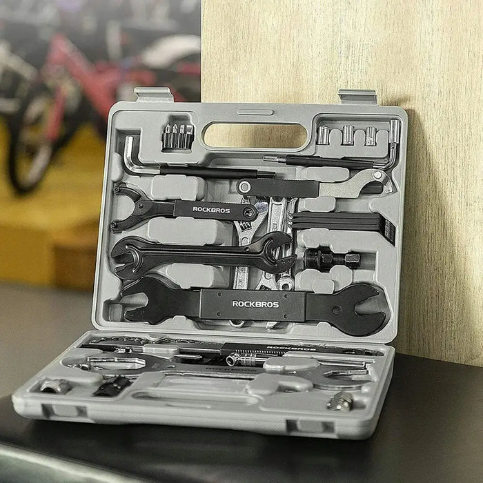 Rockbros 43210810001 bicycle repair kit - gray - Service Tools<<<HurtelXML