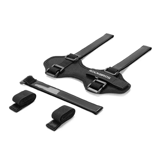 Rockbros 50210064001 bicycle strap with Velcro for Bluetooth speaker or water bottle - black - Sport