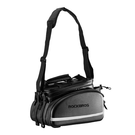 Rockbros A6-6 bicycle bag for trunk 35 l with fold-out pockets - black - Sport products<<<HurtelXML