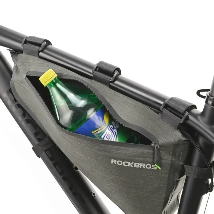 Rockbros AS-017 bicycle frame bag 5 l - dark green - Sport products<<<HurtelXML