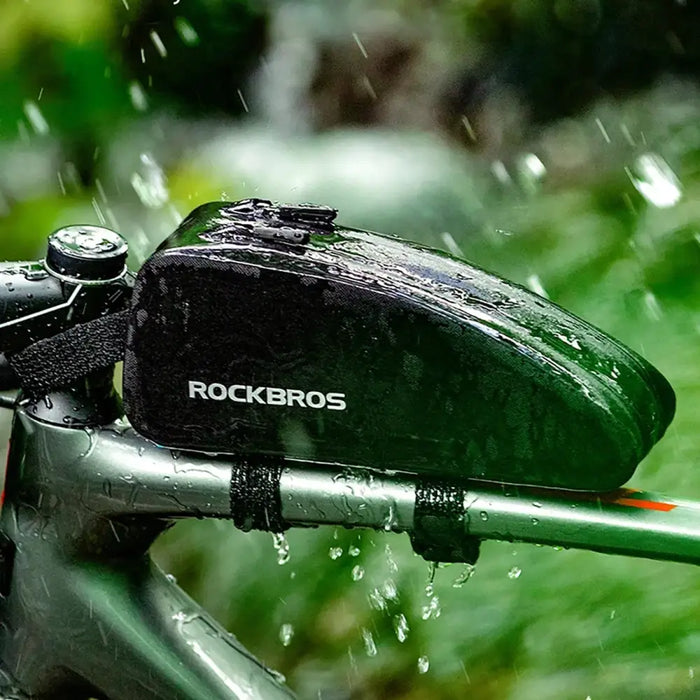 Rockbros AS-019 bicycle frame bag waterproof 1.5 l - black - Sport products<<<HurtelXML