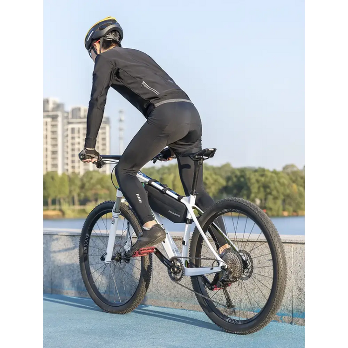 Rockbros AS-043 bicycle bag with Velcro 3l - black - Sport products<<<HurtelXML&&&Bags and panniersSIR-TOR<<<Bicycles