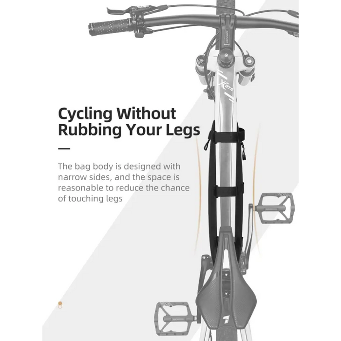 Rockbros AS-043 bicycle bag with Velcro 3l - black - Sport products<<<HurtelXML&&&Bags and panniersSIR-TOR<<<Bicycles