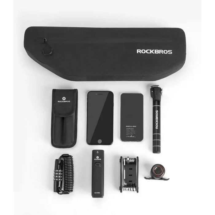 Rockbros AS-043 bicycle bag with Velcro 3l - black - Sport products<<<HurtelXML&&&Bags and panniersSIR-TOR<<<Bicycles
