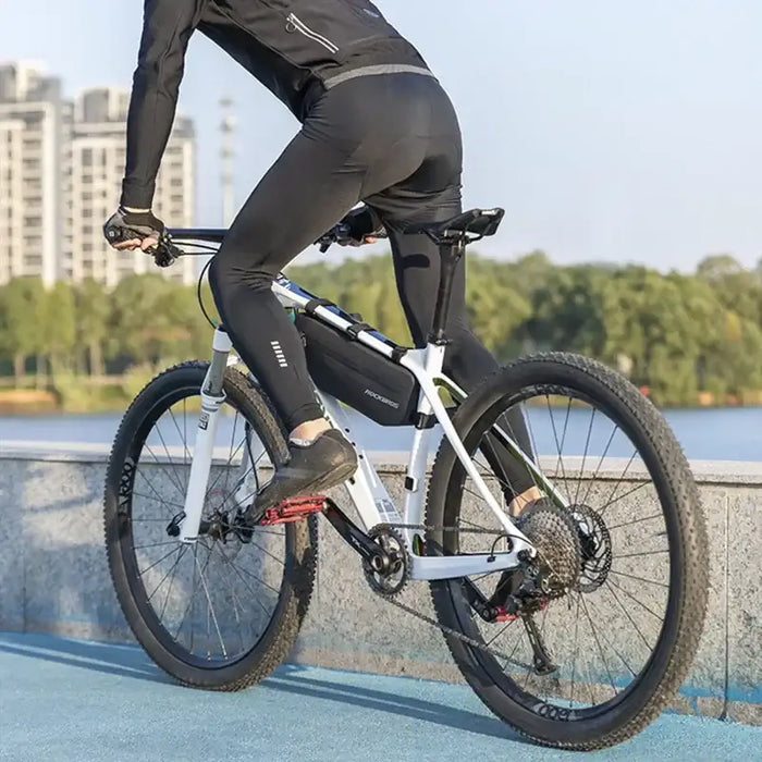 Rockbros AS-043 bicycle bag with Velcro 3l - black - Sport products<<<HurtelXML&&&Bags and panniersSIR-TOR<<<Bicycles