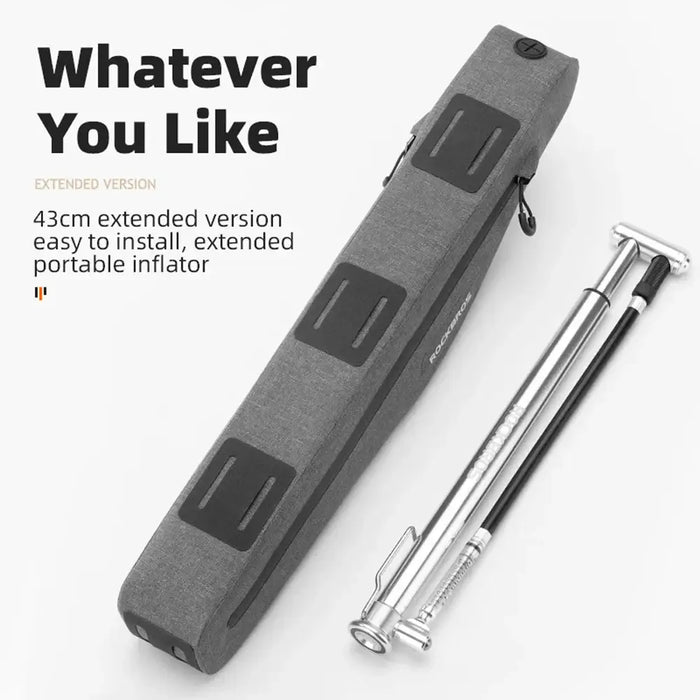 Rockbros AS-052 waterproof bicycle bag for frame - gray - Sport products<<<HurtelXML&&&Bags