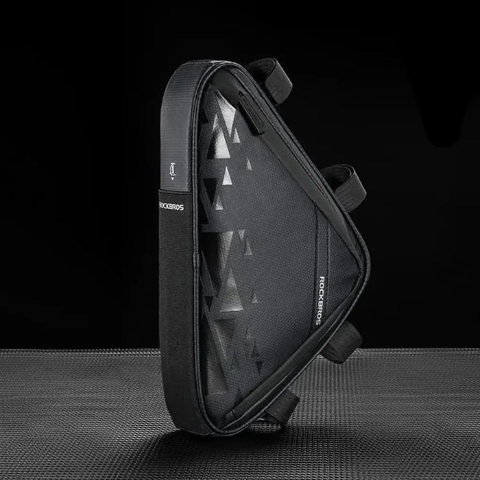Rockbros B39-2 waterproof bicycle bag for frame - black - Sport products<<<HurtelXML&&&Bags