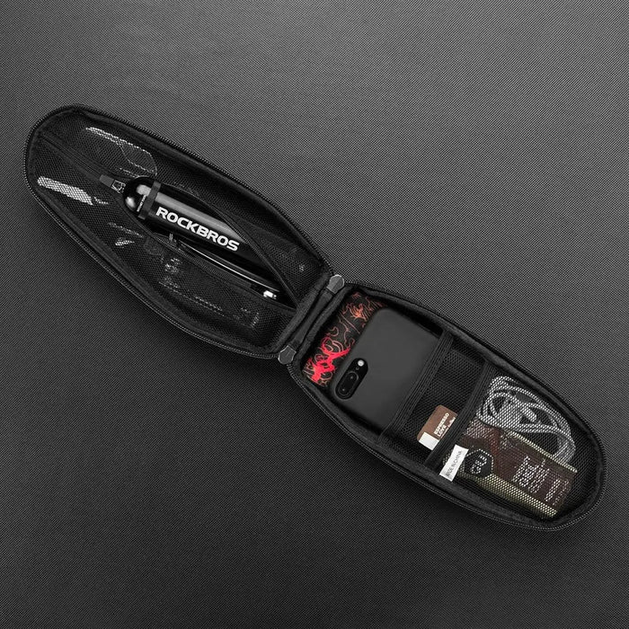 Rockbros B60 waterproof bicycle bag for frame - black - Sport products<<<HurtelXML