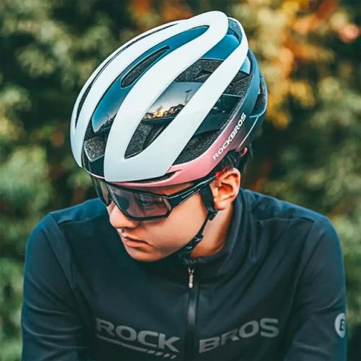 Rockbros bicycle helmet 10110004007 size L - blue and pink - Sport products<<<HurtelXML