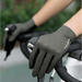 Rockbros Breathable Full Finger Cycling Gloves Size: S - Green - Cycling gloves<<<HurtelXML