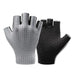 Rockbros Breathable Short Finger Cycling Gloves Size: XXL - Gray - Cycling gloves<<<HurtelXML