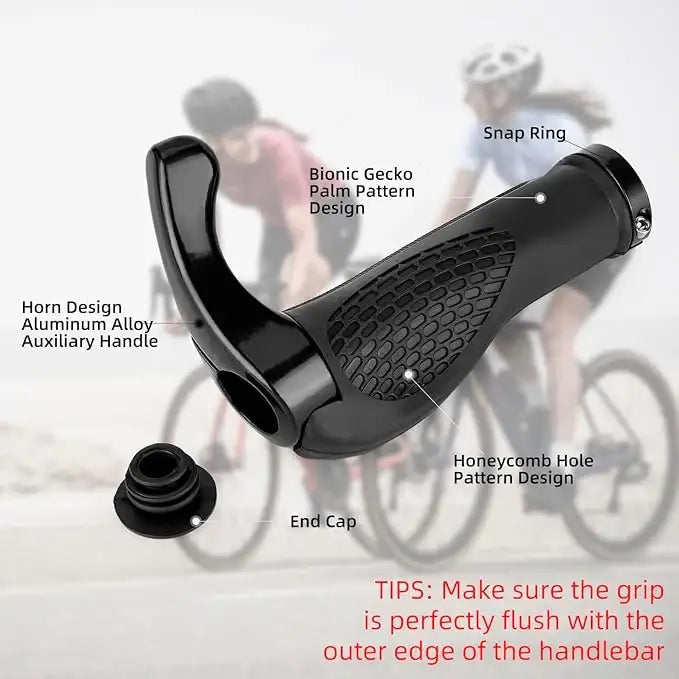 Rockbros BT1007B Bicycle Holder Set with Horns - Black - Sport products<<<HurtelXML