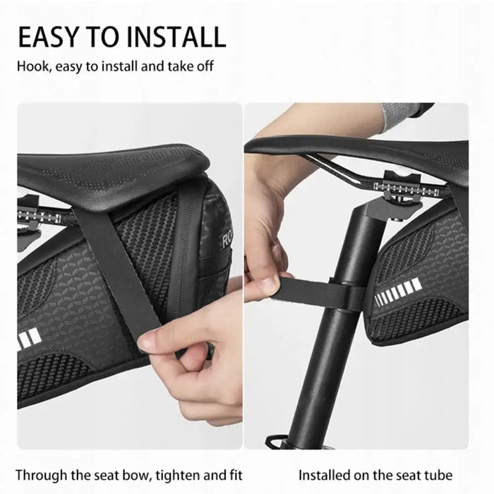 Rockbros C29-BK waterproof bicycle bag under the saddle - black - Sport products<<<HurtelXML