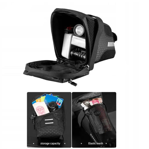 Rockbros C29-BK waterproof bicycle bag under the saddle - black - Sport products<<<HurtelXML