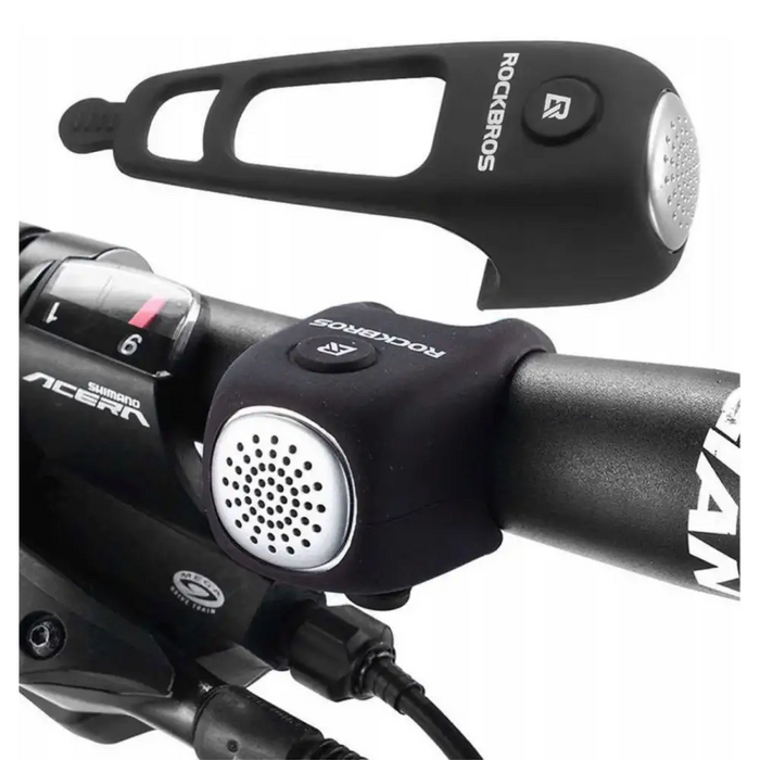 Rockbros CB1709BK electronic bicycle bell - black - Sport products<<<HurtelXML