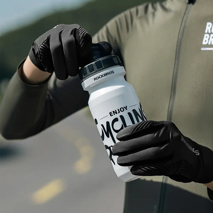 Rockbros cycling gloves spring/summer/autumn full size: S - black - Cycling gloves<<<HurtelXML