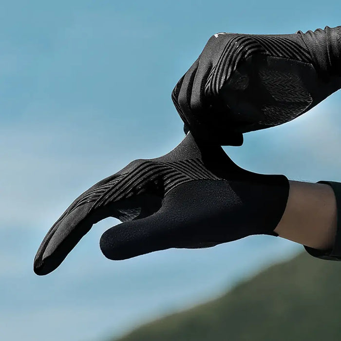 Rockbros cycling gloves spring/summer/autumn full size: XXL - black - Cycling gloves<<<HurtelXML