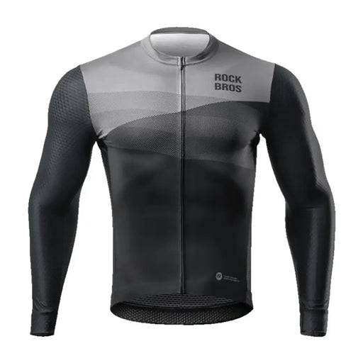 Rockbros cycling jersey 15120009005 long sleeve spring/summer XXL - black - Sport products<<<HurtelXML