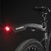 Rockbros DNB8001 mudguard with red LED light - black - Sport products<<<HurtelXML&&&MudguardsSIR-BLO<<<Bicycles