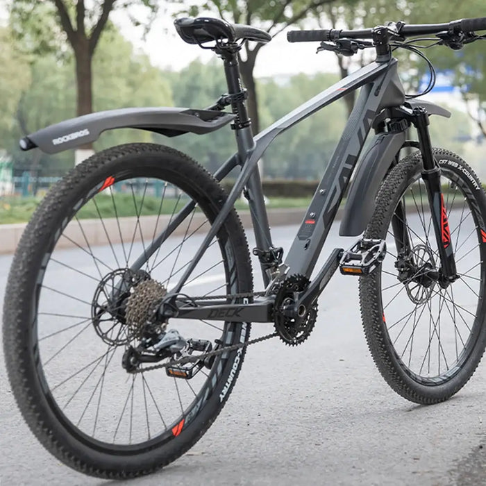 Rockbros DNB8001 mudguard with red LED light - black - Sport products<<<HurtelXML&&&MudguardsSIR-BLO<<<Bicycles