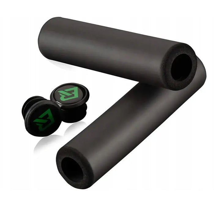 Rockbros GMBT1001BK bicycle grips made of silicone foam - black - Sport