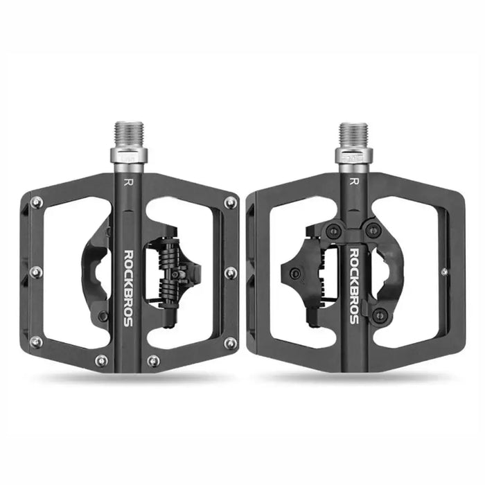 Rockbros PD15-BK Aluminum Alloy Bicycle Pedal Set - Black - Sport products<<<HurtelXML