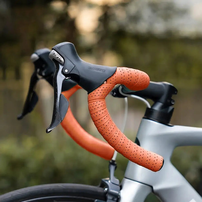 Rockbros Perforated Silicone Handlebar Tape - Orange - Sport products<<<HurtelXML
