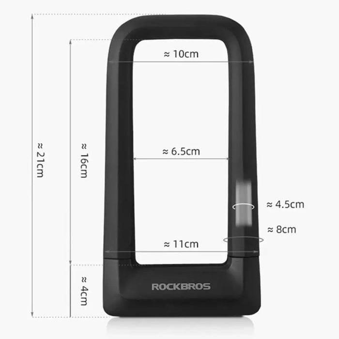 Rockbros RKS626 U-lock bicycle lock - black - Sport products<<<HurtelXML