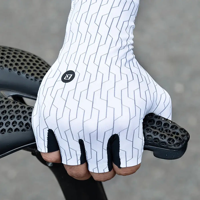 Rockbros Road Cycling Gloves Size: XL - White/Black - Cycling gloves<<<HurtelXML