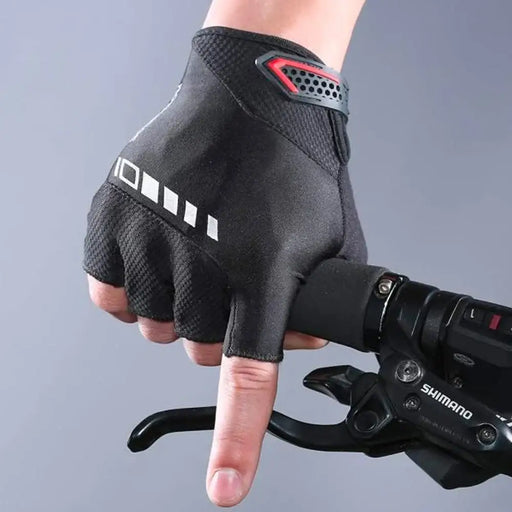 Rockbros S143-BK XXL cycling gloves with gel inserts - black - Cycling gloves<<<HurtelXML