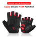 Rockbros S169BR S cycling gloves with gel inserts - black and red - Cycling gloves<<<HurtelXML