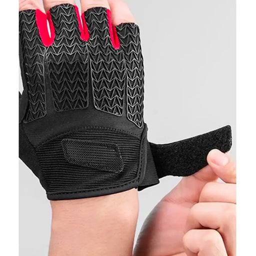 Rockbros S169BR XXL cycling gloves with gel inserts - black and red - Cycling gloves<<<HurtelXML