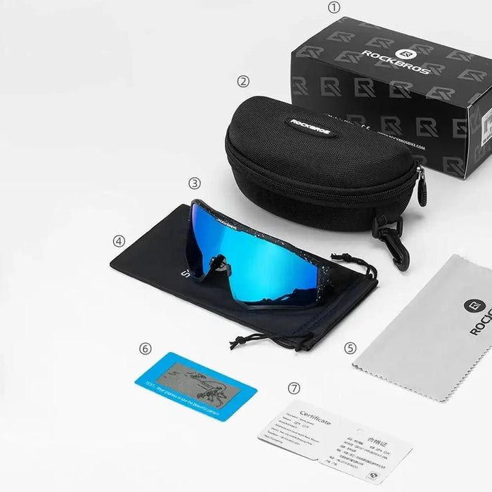 Rockbros SP297 polarizing cycling glasses - black - Sport products<<<HurtelXML