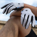 Rockbros sports gloves full spring-summer size M - white and black - Cycling gloves<<<HurtelXML