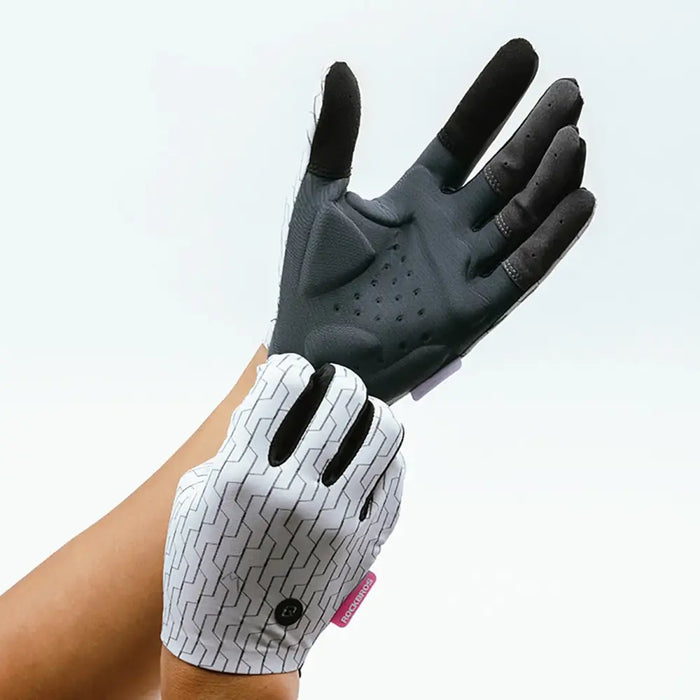 Rockbros sports gloves full spring-summer size S - white and black - Cycling gloves<<<HurtelXML