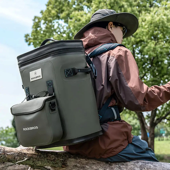 Rockbros Thermal Backpack with Insulation 20l - Green - Sport products<<<HurtelXML