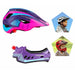 Rockbros TT-32SBPP-M children’s bicycle helmet with removable chinbar size M - purple-pink - Sport products<<<HurtelXML