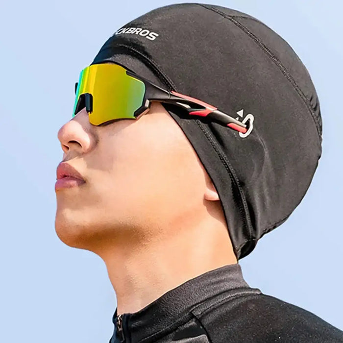 Rockbros YPP037 cycling cap with cutouts for glasses - black - Sport products<<<HurtelXML