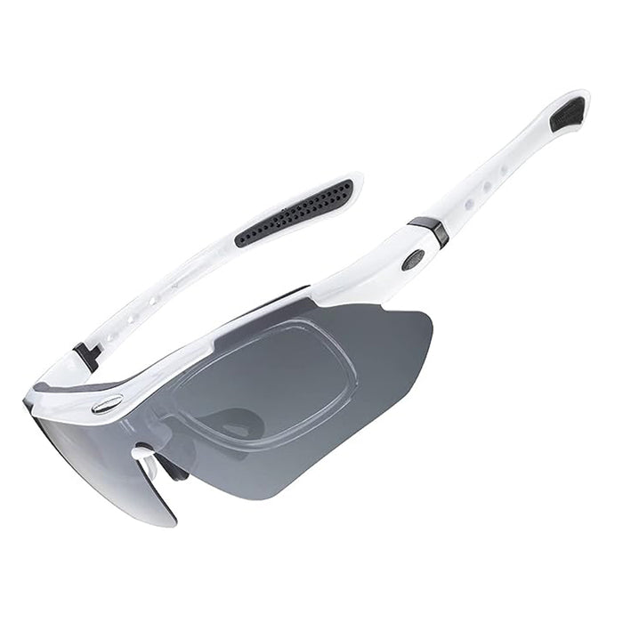 Rockbros 10142 photochromic UV400 cycling glasses - white